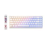 YUNZII x MADLIONS MAD68 HE Rapid Trigger Wired Magnetic Mechanical Gaming Keyboard 60% Hall Effect Switches Adjustable Actuation, PBT Keycaps RGB Hot-Swap,8K Hz Polling Rate (white)