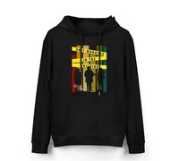Yuogkk Hoodie Only Murders In The Building Retro Pattern Long Sleeve Pullover,3D Classic Crew Neck Hooded Sweatshirt Casual Loose Polo Shirt Role Play Fun Top-black||M