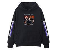 Yuogkk Hoodie Shakin' Stevens Fun Pattern Sweatshirt, Cartoon Print Long Sleeve Pullover Fashion Casual Sweater Men and Women Role Playing Top Cute Casual Jacket-black||XXL