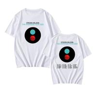 Yuogkk Short Sleeve St-even Wilson Cartoon Print T Shirt Fashion Cotton Sweatshirt, Summer Round Neck T-shirt for Men and Women Large Size-White||3XL