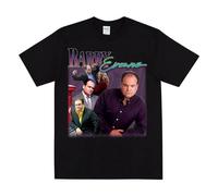 Yuogkk T-Shirt Eastenders Barry Evans Men's and Women's Retro Crew Neck Sweatshirt, Fashion Loose Short Sleeve Cotton Comfortable Pullover Printed Patterned Sports Top Fun Couple's-black||M
