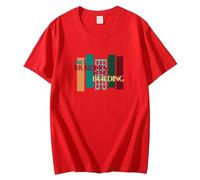 Yuogkk T-Shirt Only Murders In The Building Men Women Fashion Loose Sweatshirt, Breathable Sweatshirt Tank Top Retro Printed Patterned Sweatshirt Hiking Cotton Crew Neck Top Hip Hop Streetwear-red||S