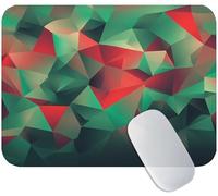 Yuogyxog Green Mouse Mat for Office and Gaming, Red Mouse Pad Small 26 x 21 cm, Non-Slip & Sweat-Resistant & Quiet Glide, Perfect for Desktop/Laptop, for Gamers, Students or Office Workers M3-872