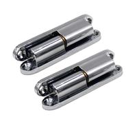 YUOIUX 2Pcs Detachable Cabinet Door Hinge Zincs Alloy Industrial Electrical Box Hinge Cupboard 180 Degrees Hinge Easily Install
