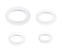 YUOIUX 4pcs/set Oval Cutter Tool Fondant Cake Mold Decorating