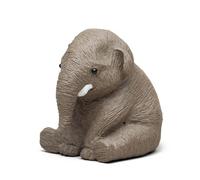 YUOIUX Handmades Sittings Elephant Ornament Small Teas Pet Statue Room Teas Table Decorations for Teas Lover Friend