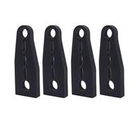 YUOIUX Pack of 4 Car Door Lock Dampening Pad set Rubber Car Door Lock Cushions set Reduce Noise & Shake Enjoy Quiet Closing