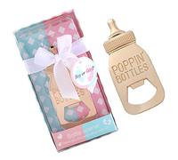Yuokwer 24pcs Bottle Opener Baby Shower Favor for Guest,Boy or Girl Gender Reveal Party Favors Baby Shower Decorations Gender Reveal Party Souvenir Return Gift & Supplies (Blue and Pink, 24)