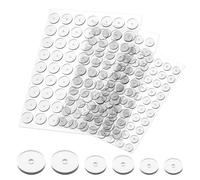 Yuomeaz 180 Pcs Piercing Disc for Bump, Silicone Earrings Back, Clear Piercing Disc Stabilizer for Earring, Jewelry (6/7/9 mm)