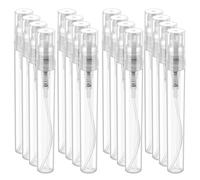 Yuomeaz 20PCS Mini Spray Bottle, 5ML Plastic Atomiser Spray Bottle, Refillable Portable Travel Perfume Sample Bottles for Fine Mist Essential Oil (Clear)