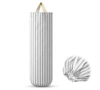Yuomeaz Plastic Bag Holder, Wall Mount Grocery Bag Storage | Grey Washable Carrier Bag Organizer for Home Kitchen Pantry