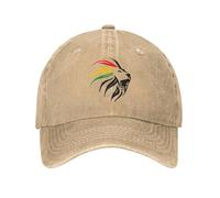 YUONME Baseball Cap Cool Rasta Lion of Judah Art Unisex Baseball Caps Distressed Washed Caps Hat Vintage Outdoor Activities Sun Cap Gift