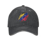 YUONME baseball cap Fashion Venezuela Venezuela Flag Baseball Caps Unisex Pattern Defaulting Denim Washed Snapback Hat All Seasons Travel Caps Hat gift