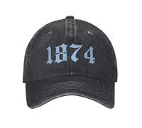 YUONME Baseball Cap Summer Aston Villa Retro 1874 Sun Print Washed Hip Hop Men Adult Trendy Outdoor Gym Snapback Cap Gift