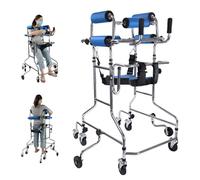 YUOPL Walker for Seniors,hemiplegia Rehabilitation Standing Frame Adult Walker Walking Aid for the Disabled, Portable Medical Walker with Adjustable Height, Suitable for People of 150-180 Cm
