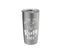 Yup I'm The Ring Dude Funny Ring Bearer Wedding Gift Stainless Steel Insulated Tumbler