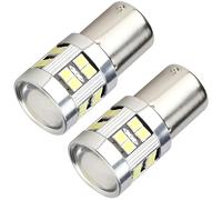 Yupaluz 2 PCS P21W Bulb LED With 6000K White Light,P21W LED Bulb,1156 BA15S LED Bulb White,5W/12V-24V For RV Interior, Backup, Stop, DRL Lights