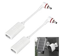 Yupaluz 2Pcs Spotlight Adapter,USBC to DC 3.5mm Barrel Plug for Camera | PVC+copper. Plug & play. USB-C to DC3.5.Ring stick up cam battery power cord alternative.