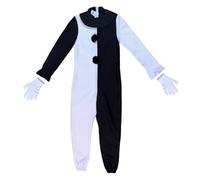 YUPDFGB Terrifier Art The Clowns Costumes - STerrifiers Jumpsuit, Ruffled Collar Trim and Mittens Costume Horror Movie for Scary Killer Party, Halloween Party