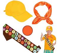 YUPDFGB World Book Day Costumes for Boys Scout Costume, Wilderness Explorer Costume Animated Cartoon Movies Character Scout Accessoriesr for Halloween Cospaly 2026