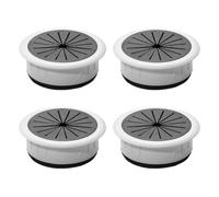 YUPEIUKLI 4pieces Computer Desk Cable Hole Cover Desktop Cable Organization Wire Cover for Office Home Management