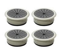 YUPEIUKLI 4pieces Computer Desk Cable Hole Cover Desktop Cable Organization Wire Cover for Office Home Management