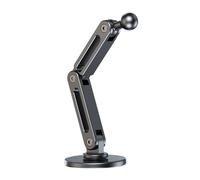 YUPEIUKLI Adjustable 17mm Ball Mount Adhesive Base Aluminum Mounting Base for Car Dashboards Magnetic Phone Holder & Tablet Stand