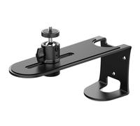 YUPEIUKLI Adjustable 360 Rotating Projector Wall Mount Bracket 90° Tilt Heavy Duty Metal Ceiling Stand for Home Theater Office