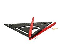 YUPEIUKLI Rafter Square Tool,Triangles Ruler Rafter Square Protractor,Carpentry Squares with Jigs Block,Layout Measuring Tool