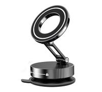 YUPEIUKLI Windshield Magnetic Smartphone Mount Bracket with 360 Degree Rotatable for Navigation Video Calls