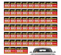 yupeuooe 50Pcs Bad Parking Cards, You Parked Like an Cards, 3.5"x2" Funny Parking Violation Cards with Multi Violation Reasons, Bad Parking Notes Business Cards, Car Accessories Prank Stuff