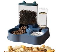 yupeuooe Automatic Dog Feeder - Cat Water Dispenser Anti-Tip Dog Feeder,Storage Container Dog Food Bowl, Cat Treat Automatic Feeder Large Capacity for Dogs Cats