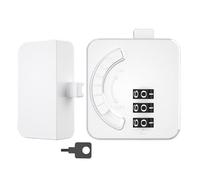 yupeuooe Fridge Child Lock, Freezer Child Lock with Password, Appliance Door Latch Multi-Functional Door Protection Device Locks with Sticky Adhesive Pads for Children