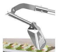 yupeuooe Gutter Cleaning Tools - Gutter Cleaning Spoon for Leaves and Debris,Rustproof Stainless Steel Drainage Maintenance Cleaner Attachment for Debris Removal Seasonal Blockages Clogged Downspouts
