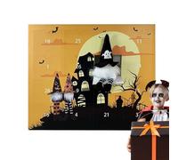 yupeuooe Halloween Countdown Calendar - Gnome Halloween Countdown Decor | 31-Day Aesthetic Festive Decorations for Window Home Door Mantle House Table Fireplace