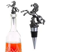 yupeuooe Liquor Pour Spout - Year of The Horse Cocktail Stopper Alcohol Pourer Spout - Leakproof Dispenser Home Bar Accessories for Champagne Housewarming Restaurant Party Father's Day Wedding