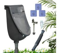 yupeuooe Outdoor Urinal | Urine Diverter | Toilet with Cover for Gym Dorm RV Camping Garage Public Park Backyard Construction Site Shed