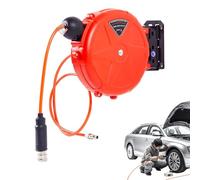 yupeuooe Retractable Hose Reel | 32.8ft Wall Mounted Auto Rewind Heavy Duty | Retractable Hose Reels | for Workshops Garage Home Studio Automotive Repair Machine Tool Maintenance