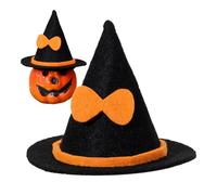 yupeuooe Witches Hats Halloween Decor | Cute Halloween Decor - Small Wine Bottle Top Trim Witch Hat Ornament for Bedroom Home Art Project Photo Prop Adult)