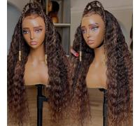 YUPEWG 13 x 4 x 1 x 1 T Part Lace Front Wig 5.1 x 1.5 x 0.4 Inches Synthetic Lace Front Wig Pre Knotted with Small Knots on All Sides Middle Parting 4 Inches