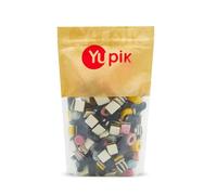 Yupik Natural Flavours Liquorice Allsorts Classic Sweets 1kg