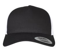 Yupoong 5-Panel Retro Trucker 2-Tone Cap Hat Beanie Mesh One Snapback Flexfit