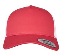 Yupoong 5-Panel Retro Trucker 2-Tone Cap Hat Beanie Mesh One Snapback Flexfit