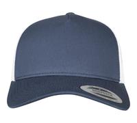 Yupoong 5-Panel Retro Trucker 2-Tone Cap Hat Beanie Mesh One Snapback Flexfit