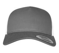 Yupoong 5-Panel Retro Trucker 2-Tone Cap Hat Beanie Mesh One Snapback Flexfit