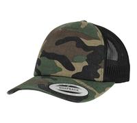 Yupoong Camo Trucker Cap Mesh Cap Army Hat Camouflage Retro Basecap