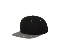 Yupoong Classic Two Tone Snapback Cap in Black Yupoong Black One Size