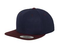 Yupoong Classic Two Tone Snapback Cap in Dark Navy Yupoong Dark Navy One Size