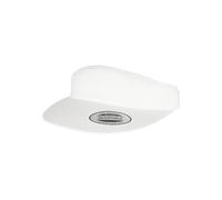 Yupoong Flat Round Visor Cap Basecap Sonnenschutz Textil-Strap Unisex Visor-Look