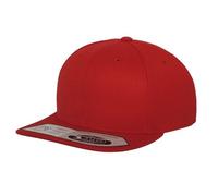 Yupoong Flexfit 110 Plain Fitted Snapback Cap Red